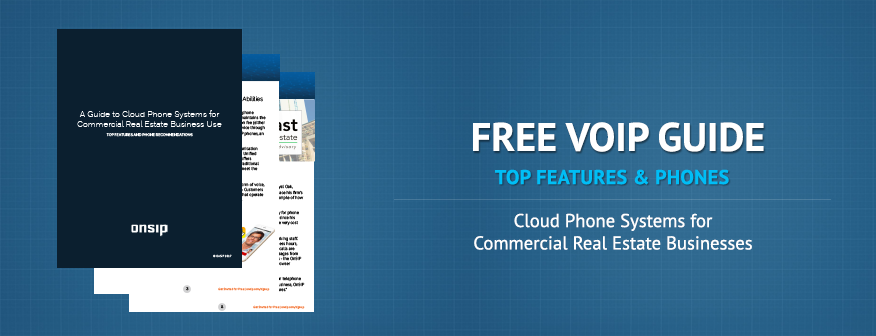 Get your free Guide detailing how to use a cloud phone system at commercial real estate firms!